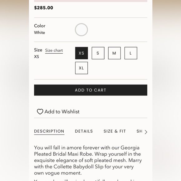 Le Rose Stories Robe - Picture 3 of 3